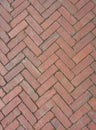 Red Brick Herringbone Background