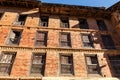 Red brick house in Dhulikhel Royalty Free Stock Photo