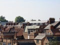 Red brick houses Royalty Free Stock Photo