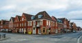 red brick houses are typical for dutch architecture in hollandisches viertel quarter of potsdam, germany....IMAGE