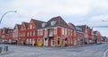 red brick houses are typical for dutch architecture in hollandisches viertel quarter of potsdam, germany....IMAGE Royalty Free Stock Photo