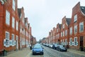 red brick houses are typical for dutch architecture in hollandisches viertel quarter of potsdam, germany....IMAGE Royalty Free Stock Photo