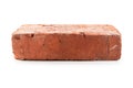 Red brick isolated