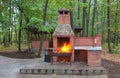 Red brick oven Royalty Free Stock Photo