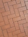 Red Brick Pavers Royalty Free Stock Photo