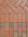 Red Brick Pavers Royalty Free Stock Photo