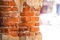 Red brick pillar