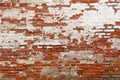 Red brick with plaster Royalty Free Stock Photo