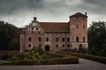 Torup Castle on a dark autumn day in October in Sweden