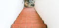 Red brick staircase Royalty Free Stock Photo