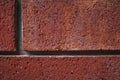 Red brick texture with perpendicular mortar lines