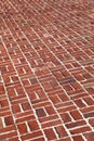 Red Brick Walkway Royalty Free Stock Photo