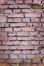 Red brick wall