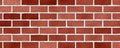 Red brick wall abstract background. Texture of bricks