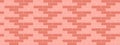 Red brick wall background halftones texture vector illustration scene panorama graphic design modern style Royalty Free Stock Photo
