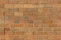 Red brick wall background a new brick house