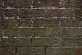 Red brick wall for background texture. Old, english brick wall Royalty Free Stock Photo