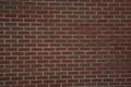 Red brick wall for background texture. Old, english brick wall Royalty Free Stock Photo