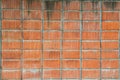 Red brick wall Background. Royalty Free Stock Photo