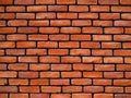 Red brick with black mortar. Royalty Free Stock Photo