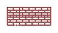Red Brick Wall Construction Texture, vector design Generative AI Royalty Free Stock Photo