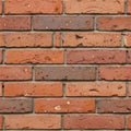 Between bricks is light gray providing contrast and maintaining a Royalty Free Stock Photo