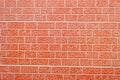 Red brick wall facade texture Royalty Free Stock Photo