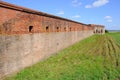 Red Brick Wall of Fort Clinch