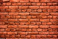 Red brick wall high resolution texture