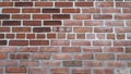 Red Brick Wall - Old and New Bricks Converge Together