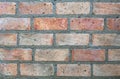 Red brick wall pattern background for vintage style Royalty Free Stock Photo