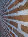 Red brick wall pattern