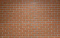 Red brick wall pattern surface texture. Close-up of interior material for design decoration background Royalty Free Stock Photo