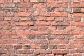 Red brick wall. Royalty Free Stock Photo