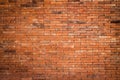 Red brick wall and rough crack background Royalty Free Stock Photo