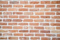 Red brick wall seamless pattern, background texture Royalty Free Stock Photo