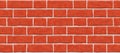 Red brick wall seamless pattern background Royalty Free Stock Photo