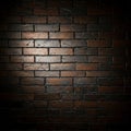 A red brick wall with a shiny, dark, smooth finish. The bricks are arranged in a classic Royalty Free Stock Photo
