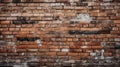Red brick wall texture background AI Generated Royalty Free Stock Photo