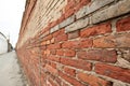 Red brick wall texture background Royalty Free Stock Photo