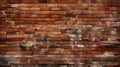 Red brick wall texture background for interior exterior decoration and industrial construction concept design. Generative AI Royalty Free Stock Photo
