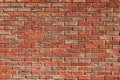 Red brick wall, red brick texture background