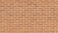 Red Brick Wall Texture Background Rustic Orange Clay Masonry for Architecture and Construction Royalty Free Stock Photo