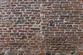 Red brick wall texture can be used for interior design. Old red brick wall background Royalty Free Stock Photo