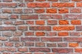 Red brick wall texture grunge background,  may use for interior design Royalty Free Stock Photo