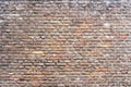 Red brick wall texture grunge background,  may use for interior design Royalty Free Stock Photo