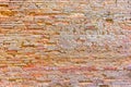 red brick wall texture grunge background, red brick wall background, grungy rusty blocks of stone-work, China brick Royalty Free Stock Photo