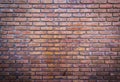 red brick wall texture grunge background Royalty Free Stock Photo