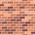 Seamless red brick wall background Royalty Free Stock Photo