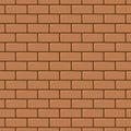 Seamless red brick wall background Royalty Free Stock Photo